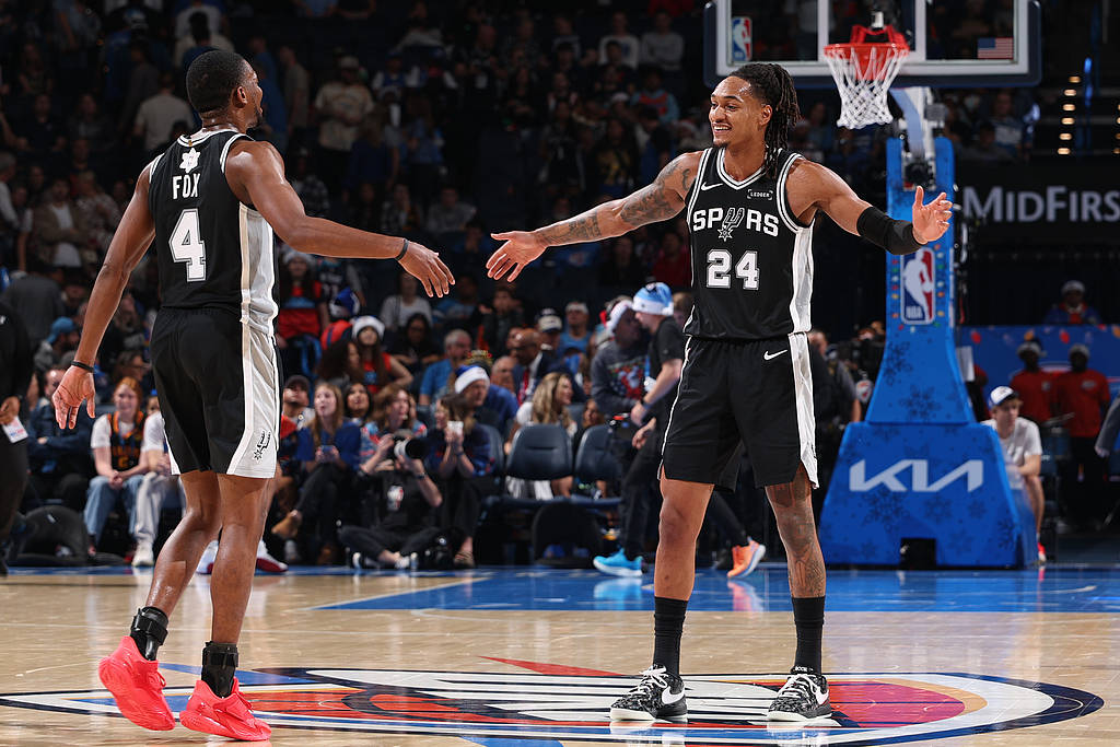 马刺半个月三杀卫冕冠军雷霆 取得联盟最长8连胜